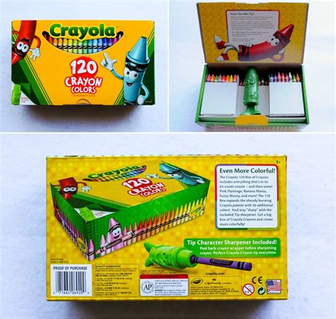 Crayola 120 Count Crayons: What's Inside the Box | Jenny's Crayon ...