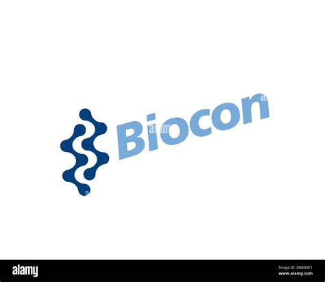 Biocon, rotated logo, white background Stock Photo - Alamy