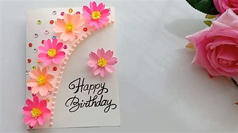 Birthday Card For Mother Handmade Easy - health