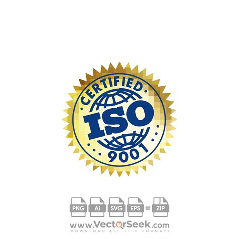 ISO 9001 Certified Logo Vector - (.Ai .PNG .SVG .EPS Free Download)