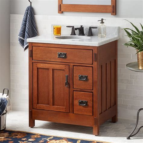 Craftsman Style Bathroom Vanities - Artcomcrea