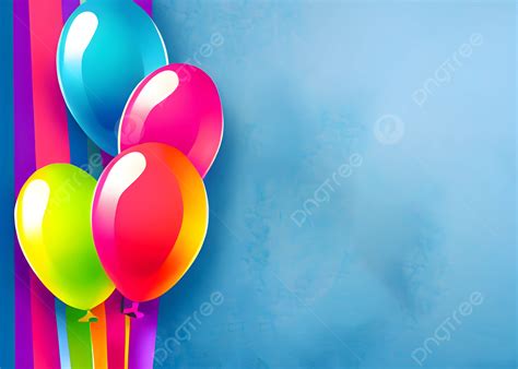 Background For Happy Birthday Banner Design With Many Colorful Bubbles ...