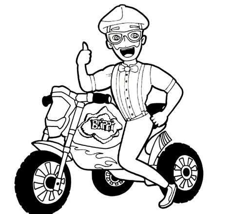 Blippi Coloring Pages Printable