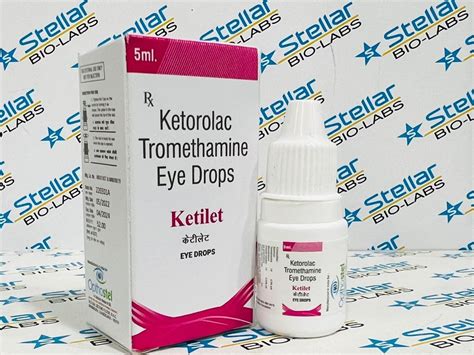 Ketilet Allopathic Ketorolac Eye Drops, Packaging Type: Bottle, Bottle ...