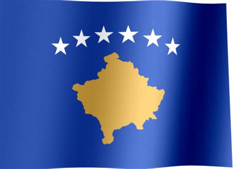 Flag of Kosovo (GIF) - All Waving Flags