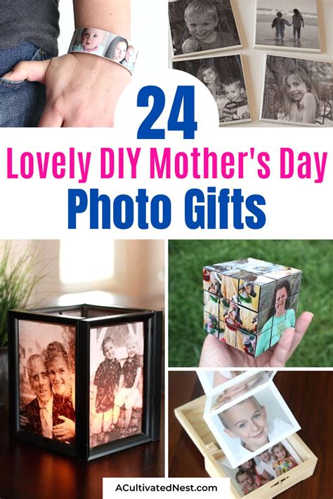 24 Lovely Mother's Day DIY Photo Gift Ideas