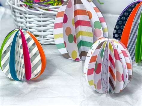 Easy Easter Egg Paper Craft For Kids - Color Me Crafty