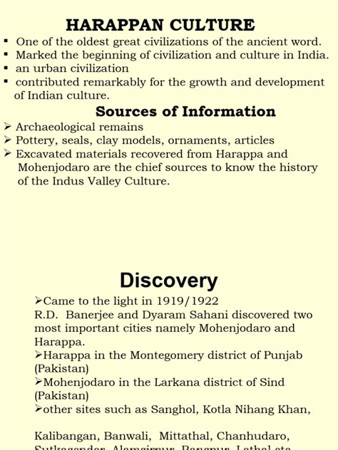 Harappan Culture | PDF