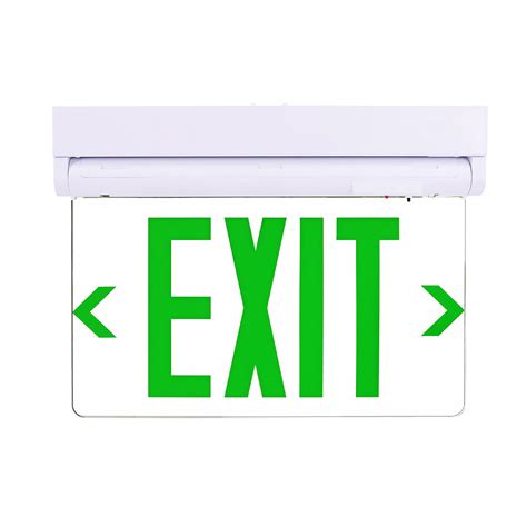 Clear Green Exit Sign — CSLED AZ LLC