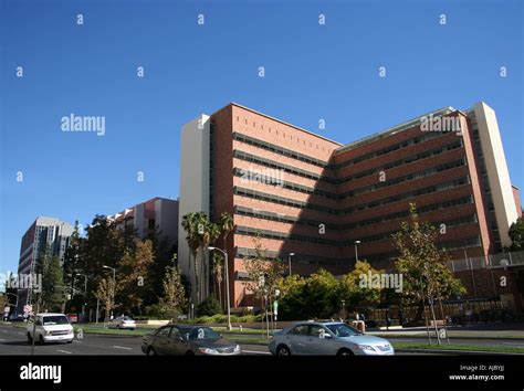 Modern architecture of UCLA Medical Center Los Angeles October 2007 ...