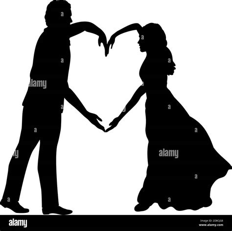 Hug silhouette Stock Vector Images - Alamy