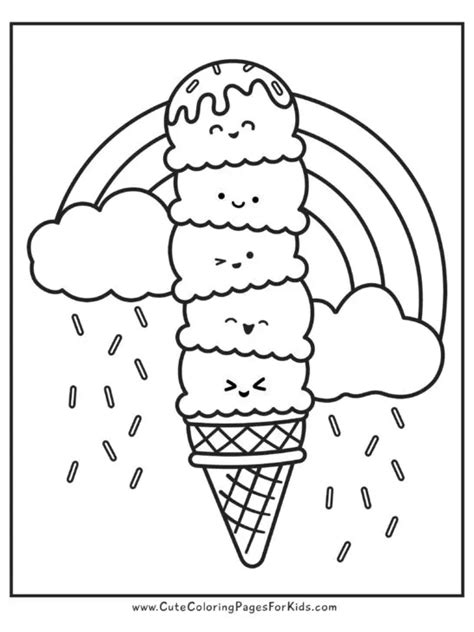 Ice Cream Coloring Pages (8 Free Printables to Download) - Cute ...