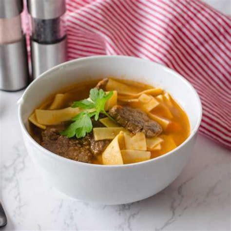 Instant Pot Beef Noodle Soup - Corrie Cooks