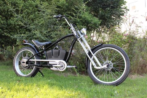 Electric Chopper Harley eBike Bicycle 48V 750W Motor Carbon Steel Bike ...