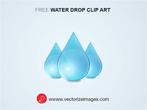 Free Water Drop Clip Art - Vectorize Images