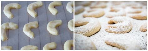 Vanillekipferl (Austrian Vanilla Crescent Cookies) - The Daring Gourmet