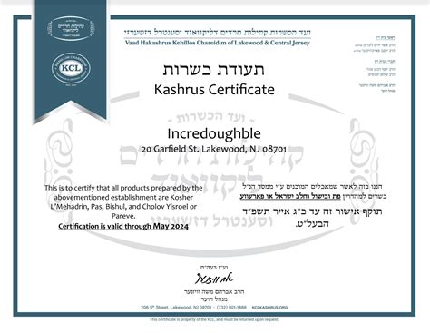 Kashrut – Incredoughble