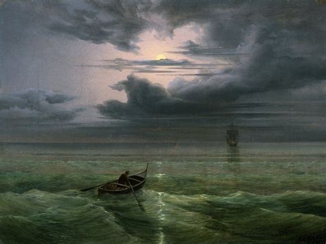 Ernst Ferdinand Oehme Dark Romanticism | Romanticism paintings ...