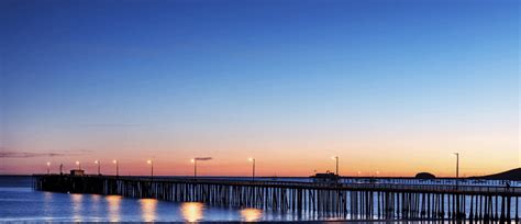 Avila Beach pier sunset. Original | Free Photo - rawpixel