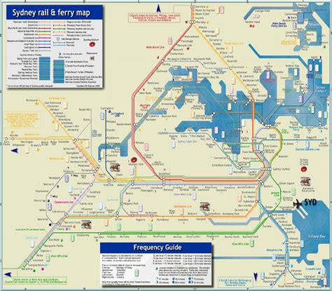 Free Sydney Maps | Sydney map, Map, Sydney australia