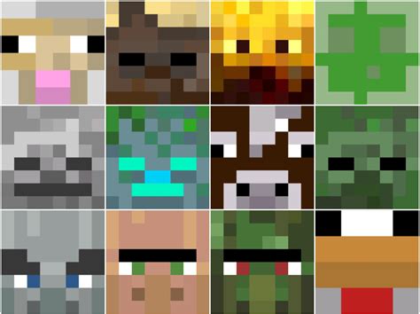 Pixel Art Minecraft Templates