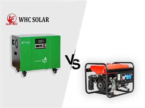 Solar Generators vs. Gas Generators | WHC SOLAR