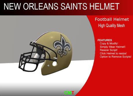 Second Life Marketplace - New Orleans Saints Helmet