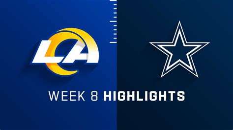 Los Angeles Rams Rams vs. Dallas Cowboys highlights | Week 8