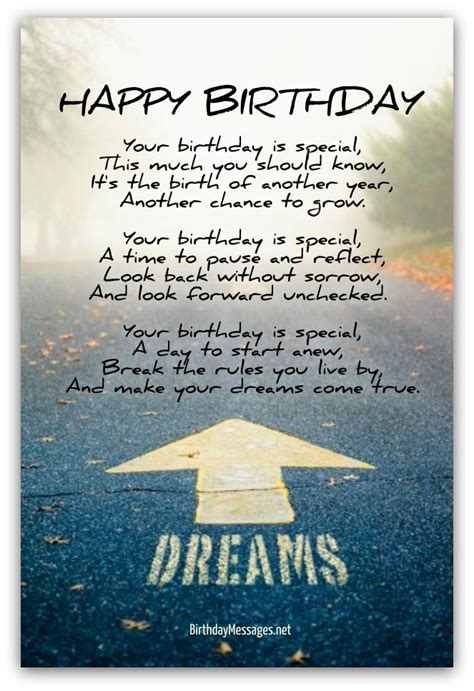 Inspirational Birthday Poems to Lift Up Someone Special