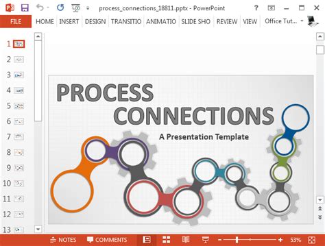 Animated Process Map PowerPoint Template