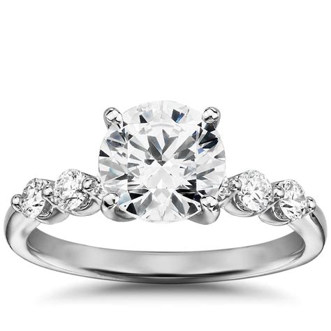 Floating Diamond Engagement Ring - Engagement Rings