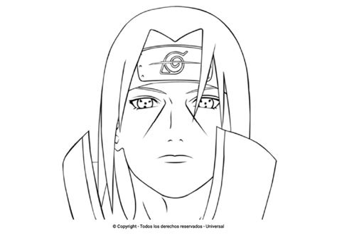 Los Mejores Dibujos de Itachi para colorear ☀️ - Todo para colorear