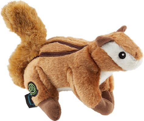 GODOG Wildlife Chew Guard Chipmunk Squeaky Plush Dog Toy, Large - Chewy.com