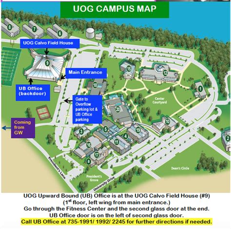 UOG Campus Map