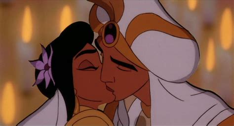 Princess Jasmine Aladdin Kiss