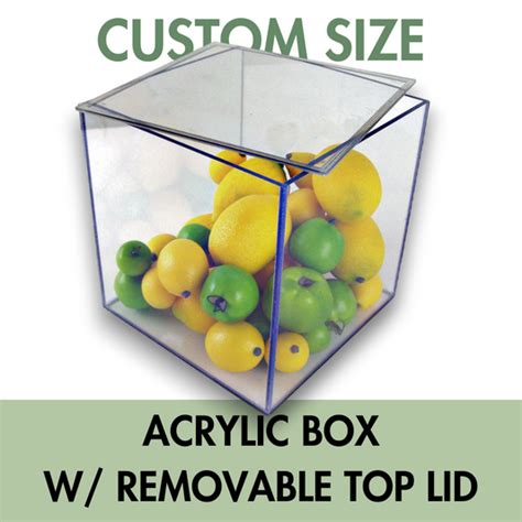 Acrylic Boxes w/ Lids - Custom Size – Pleximart