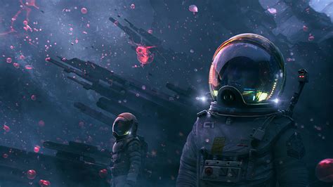 Astronaut, Digital Art, 4K, #4.1957 Wallpaper