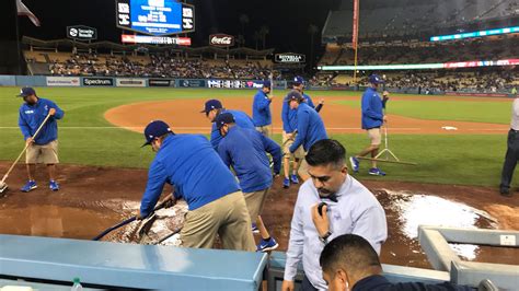 Dodger Stadium flooded with sewage after pipe bursts - ABC7 Los Angeles