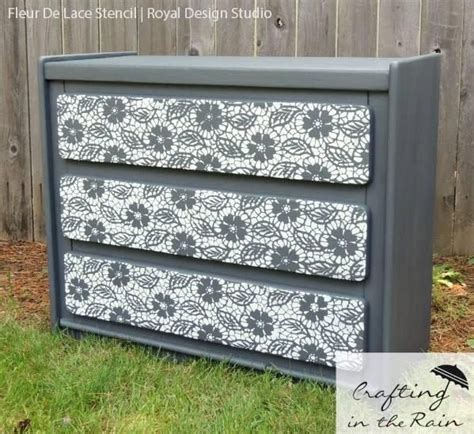 Fleur de Lace Furniture Stencil | Stencil furniture, Lace stencil ...