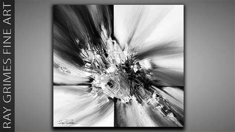 Abstract Painting Easy Black And White Canvas Painting Ideas