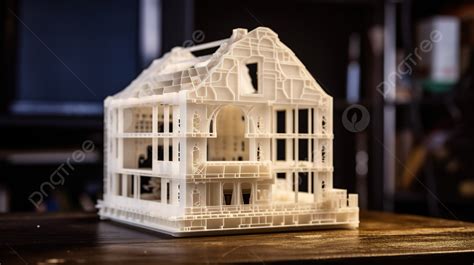 3d Printed House Model Background, 3d Printer Prints A House, Hd ...