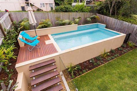 Backyard Rectangular Pool Landscaping Ideas - bmp-winkle