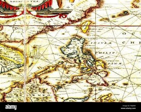 15th 16th Centuries Marine Chart Of Formosa Taiwan Philippines And