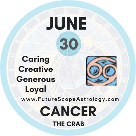 June 30 Zodiac (Cancer) Birthday: Personality, Compatibility ...