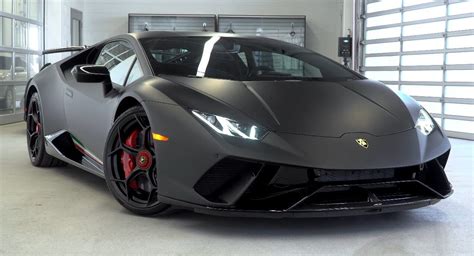 Lamborghini Huracan Performante Looks The Part In Matte Black | Carscoops