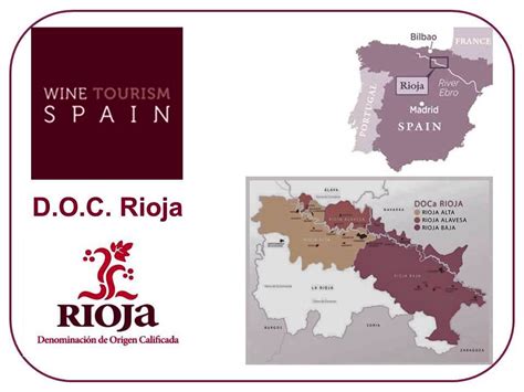 Rioja wine map