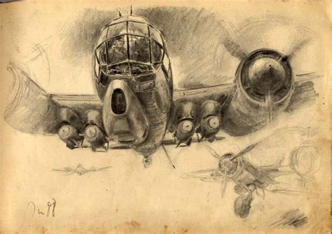 World War II Sketches by Hans Liska