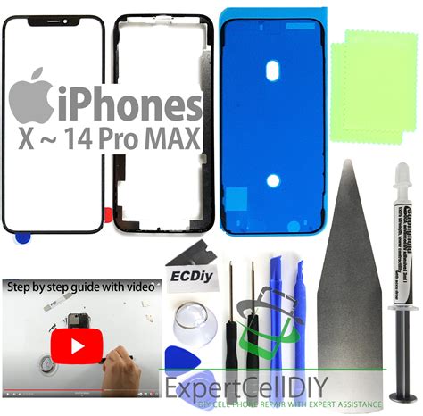 Patent Pending DIY Apple iPhone X~14 Pro Max Front Screen Glass Repair ...