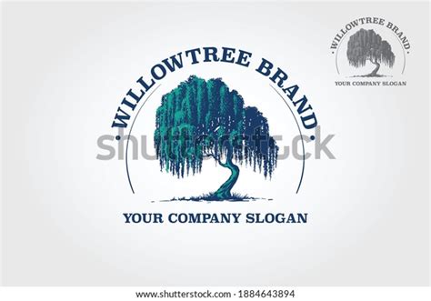 Willow Tree Vector Logo Templatethat Were Stock Vector (Royalty Free ...