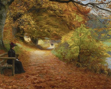 Wallpaper Forest, road, autumn, girl, oil painting 3840x2160 UHD 4K ...